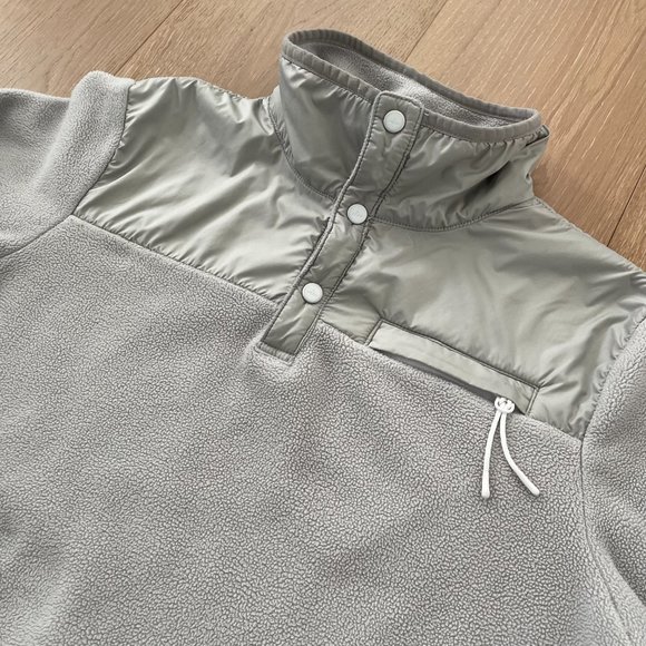 Evo Fleece Jacket Women Small Gray Ballard Polartec Pockets Mock Neck Midlayer - Picture 3 of 14